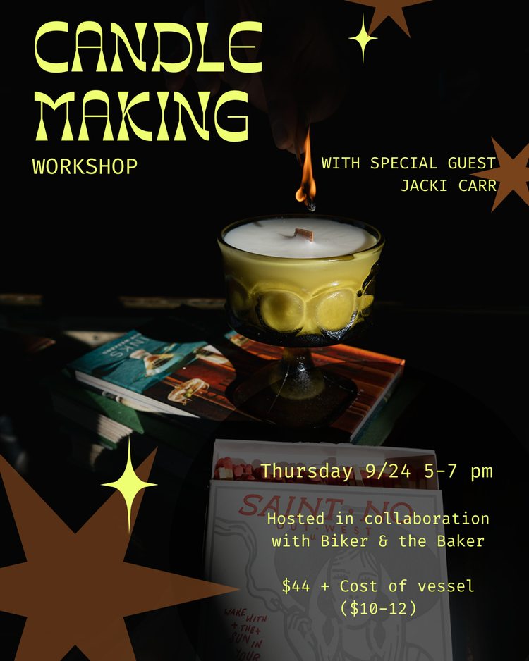 Fall Candle Making Workshop 🍂 | September 24th 5-7pm